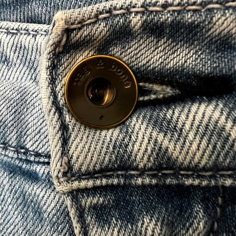 rag & bone New York Fit 2 Slim Jeans Mens 30x32 Light Wash Blue Denim - Picture 4 of 6